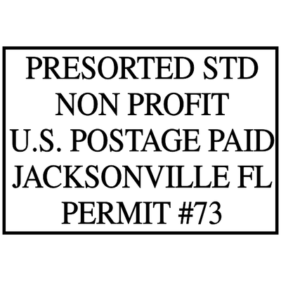 Pre-Sorted Non-Profit Postage Paid Permit Stamp - alternate view