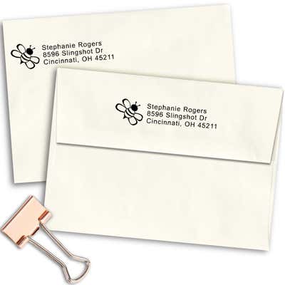 Bumble Bee Address Stamp - alternate view