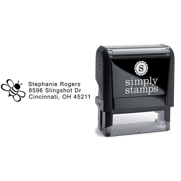 Bumble Bee Address Stamp Body and Design