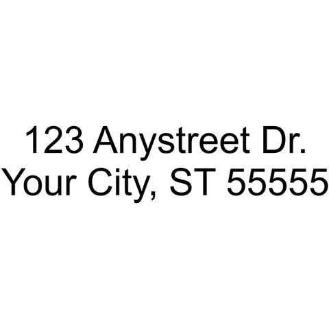 2 Line Stamp