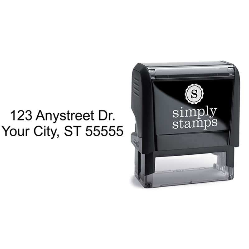 2 Line Stamp Impression and Stamp Body