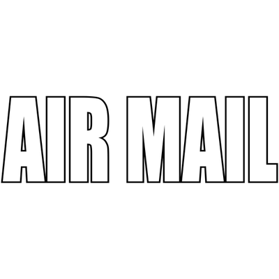 Airmail Stock Stamp - alternate view