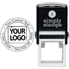 Custom round logo address with sample impression