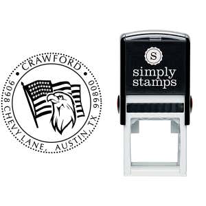 Eagle Freedom Return Address Stamp Body and Design
