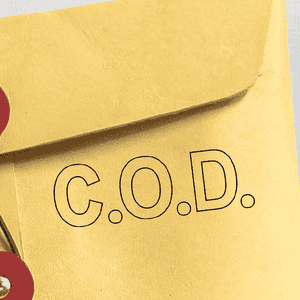 C.O.D. Stock Stamp
