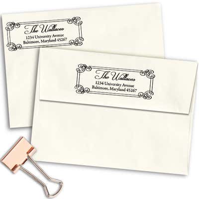 Wallace Address Stamp - alternate view