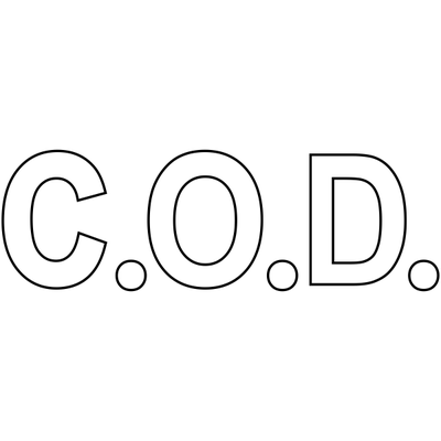C.O.D. Stock Stamp - alternate view