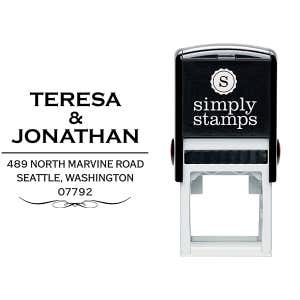 Marvine Address Stamp Body and Design