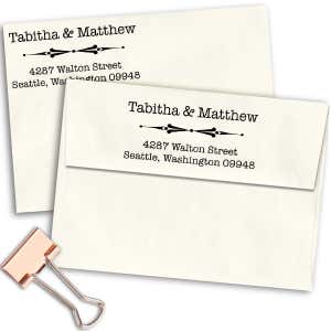 Walton Point Line Address Stamp Imprint Example