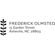 Plant Address Stamp