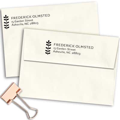 Plant Address Stamp - alternate view
