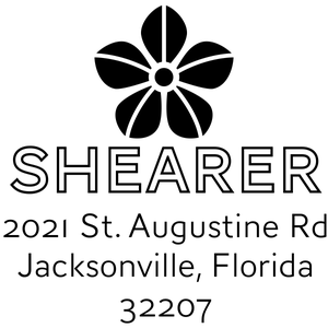 flower address stamp