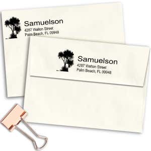 Walton Trees Address Stamp Imprint Example