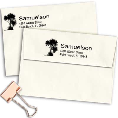 Walton Trees Address Stamp - alternate view