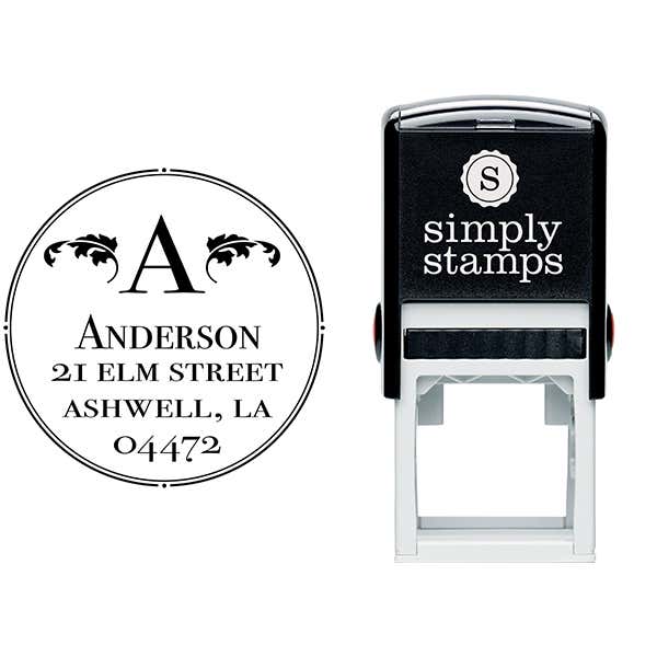 Ashwell Round Address Stamp Body and Design