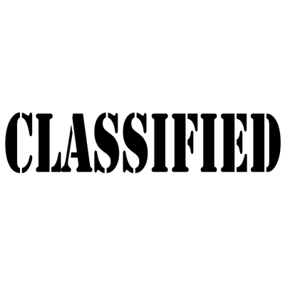 Classified Stock Stamp - alternate view