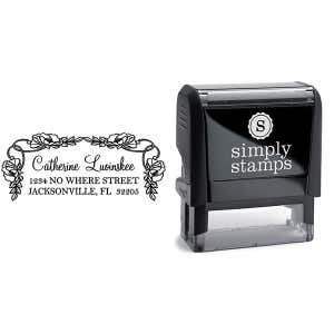 Luoinskee Flowers Address Stamp Body and Design