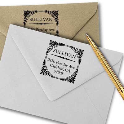 Sullivan Square Address Stamp - alternate view