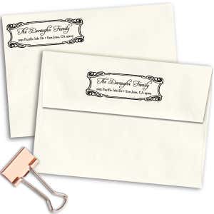 Devaughn Plate Address Stamp Imprint Example