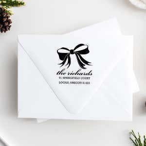 Richards Bow Address Stamp Imprint Example