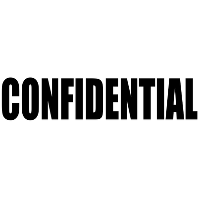 CONFIDENTIAL Bold Letter Stock Stamp - alternate view