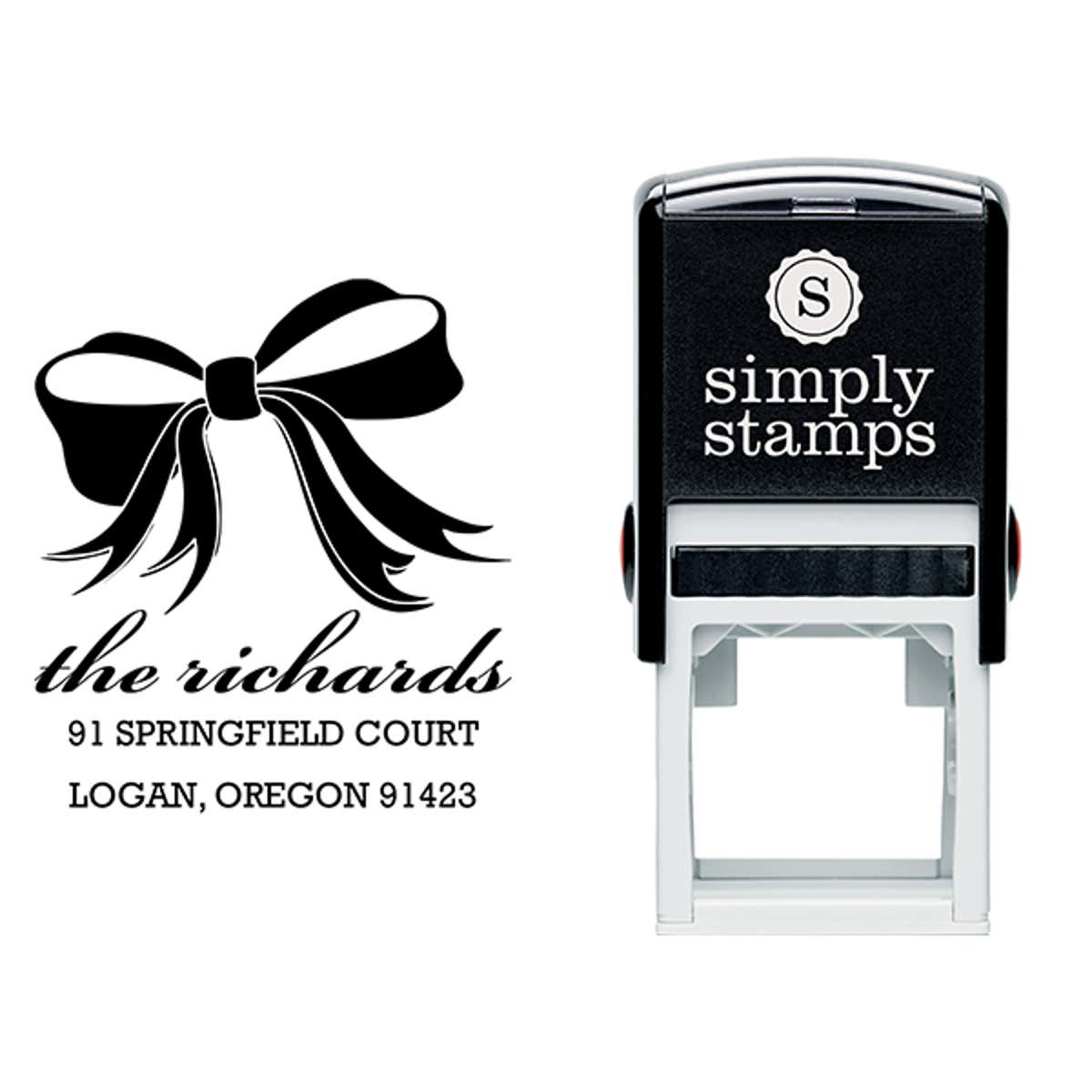 Richards Bow Address Stamp Body and Design