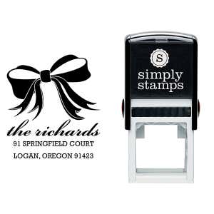 Richards Bow Address Stamp Body and Design