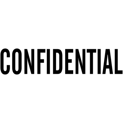 CONFIDENTIAL Solid Letter Stock Stamp - alternate view