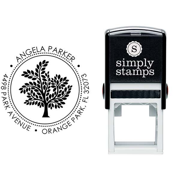 Tree Return Address Stamp Body and Design