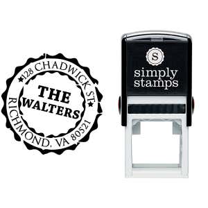 Emblem Stamp Return Address Stamp Body and Design