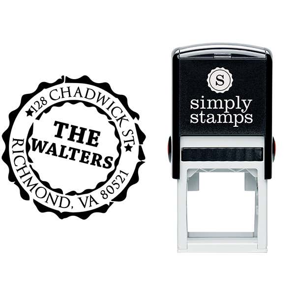 Emblem Stamp Return Address Stamp Body and Design
