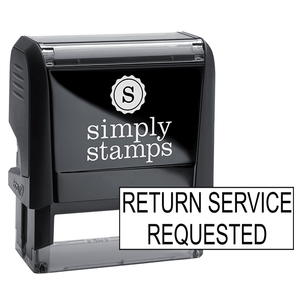 Return Service Requested Rubber Stamp