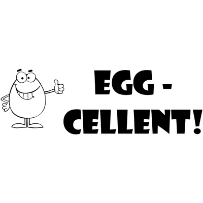 Feedback - EGG-CELLENT Rubber Teacher Stamp