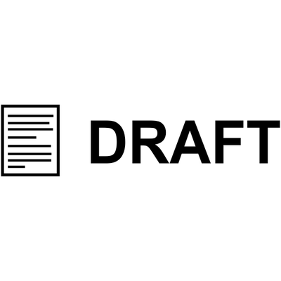 DRAFT Document Stock Stamp - alternate view