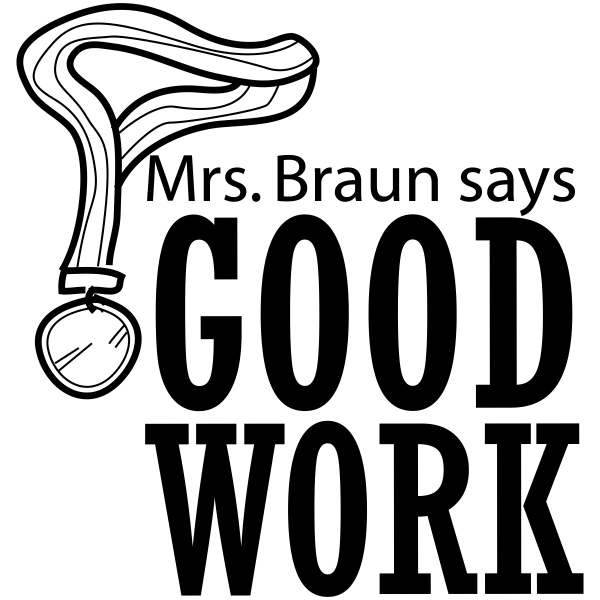 Good Work Award Medal Custom Teacher Stamp
