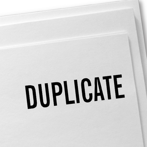 DUPLICATE Stock Stamp 