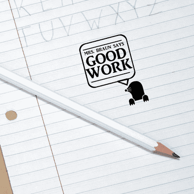 GOOD WORK Otter Teacher Feedback Stamp - alternate view