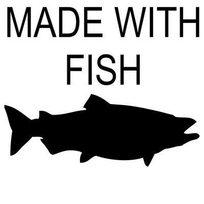 Made With Fish Rubber Stamp - alternate view