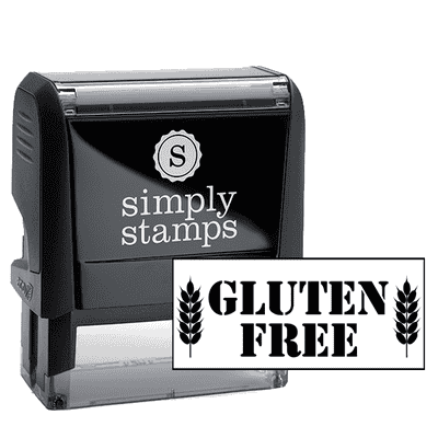 GLUTEN FREE Rubber Stamp