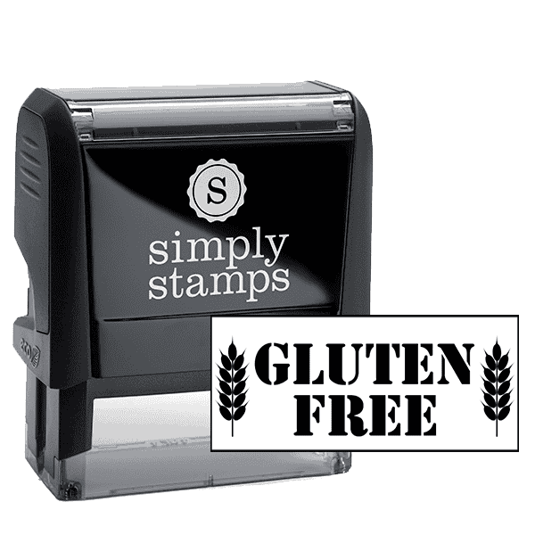 GLUTEN FREE Rubber Stamp
