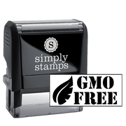 GMO FREE Rubber Stamp