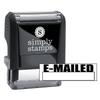 E-MAILED with Box Stock Stamp