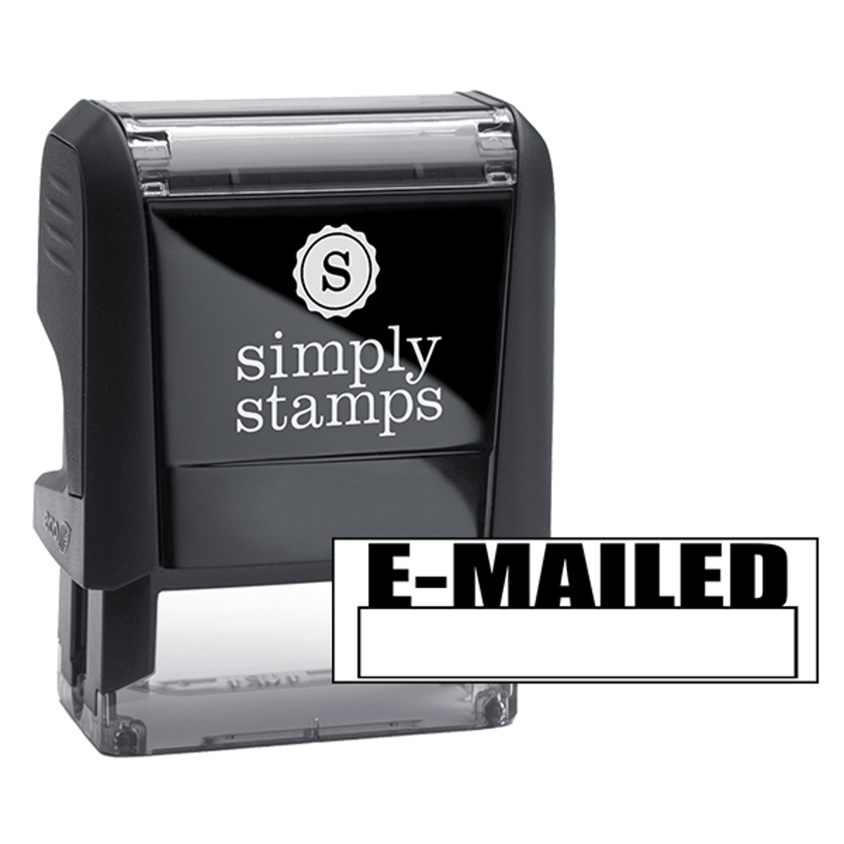 E-MAILED with Box Stock Stamp