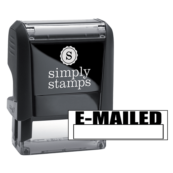 E-MAILED with Box Stock Stamp