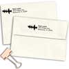 Jon Boat Fishing Return Address Stamp Imprint Example