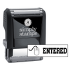 ENTERED Mouse Stock Stamp