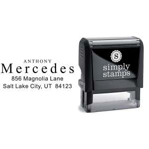 Times Name Return Address Stamp Body and Design