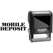 Mobile Deposit Mobile Check Deposit Rubber Stamp