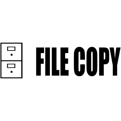 FILE COPY Cabinet Stock Stamp - alternate view