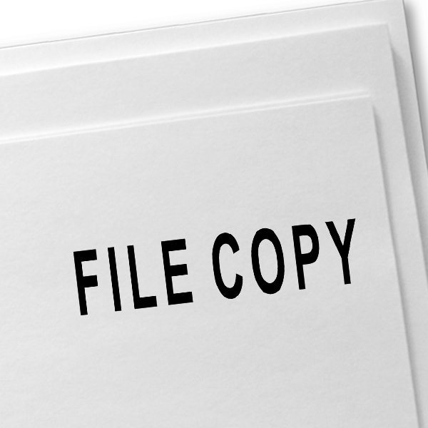 FILE COPY Stock Stamp